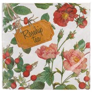 Салфетки lefard шиповник 33*33 см , 3слоя, 20шт