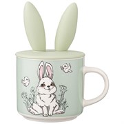 Кружка lefard honey bunny, с силиконовой крышкой, 350 мл