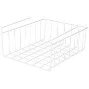 Подвесная корзина на полку 24*28*12 см цвет: белый
