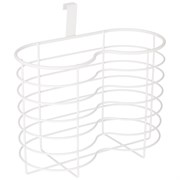 Органайзер для бумажных полотенец и туалетной бумаги навесной 26*12*20 см цвет:белый