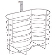 Органайзер для бумажных полотенец и туалетной бумаги навесной 26*12*20 см цвет:хром