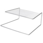 Подставка для посуды 25*20*9 см цвет: хром