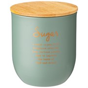 Емкость для сыпучих продуктов agness "Glam" "сахар" 550 мл 9x6x10 см
