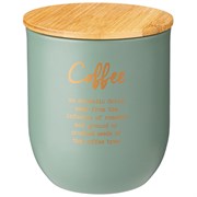 Емкость для сыпучих продуктов agness "Glam" "кофе" 550 мл 9x6x10 см