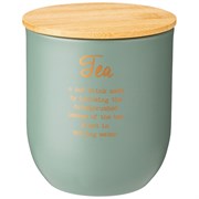 Емкость для сыпучих продуктов agness "Glam" "чай" 550 мл 9x6x10 см