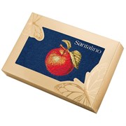 Полотенце махровое 50х35,"яблоко"100%хлопок, синий