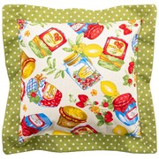 Подушка декоративная "Джем", шампань+зелёный