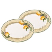 Набор блюд овальных lefard "Лимоны" 2 шт 25 см