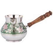 Турка 800 мл латунь. цветная эмаль