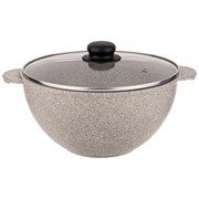 Казан со стекл крышкой agness "Арктик" 4 л