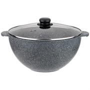 Казан со стекл крышкой agness "Grace" 6 л