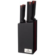 Набор ножей agness на деревянной подставке, 6 предметов