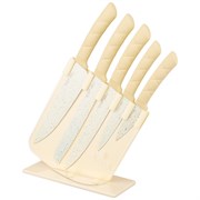 Набор ножей agness на подставке, 6 предметов