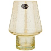 Ваза "Gala cracle amber" H=24 см