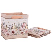 Комплект бумажных пакетов из 4 шт "Дворцовый парк" 20*20*15 см