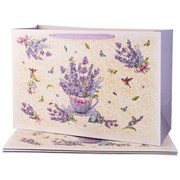 Комплект бумажных пакетов из 4 шт "Прованс. лаванда"