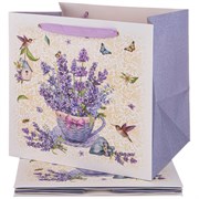 Комплект бумажных пакетов из 4 шт "Прованс. лаванда"