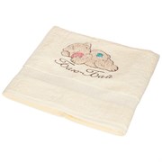 Полотенце банное "Мишутка",90х160 см , 450 г/м2,махра, х/б 100%,бежевый