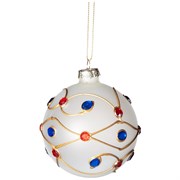 Елочное украшение шар коллекция "Винтаж" 8 см мал.уп. = 6 шт