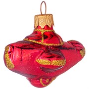 Ёлочное украшение "Самолёт" в подарочной упаковке H=6 см