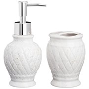 Набор для ванной комнаты 2 предмета, размер 7*19 см