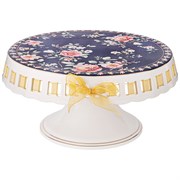 Тортовница на ножке lefard "Grace" синяя