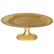 Блюдо на ножке "Golden glow" 33 см