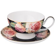 Чайная пара lefard "Винтаж" 350 мл черная