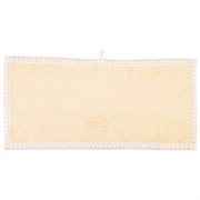 Полотенце "Королева красоты",45х70. махра,золотистый,вышивка,100% хлопок 400гр\м