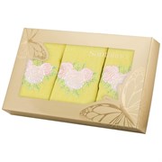 Комплект салфеток из 3шт 40х40 см "Классика",лайм, 100% хлопок ,.