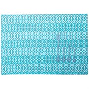 Плей см ет "Фуршет" 33х48 см ,80% х/б,20% люрекс,бирюза, вышивка