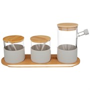 Набор из 3-х емкостей для пищевых продуктов 16.5*33*11 см