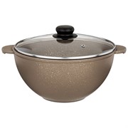 Казан со стекл крышкой agness "Экселент" 4 л