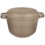 Казан с крышкой гриль agness "Экселент" 5 л