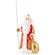 Фигурка декоративная "Дед мороз с мешком" H=26 см