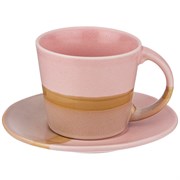 Чайная пара bronco "Sunset" 275 мл розовая