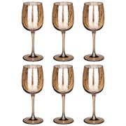 Набор из 6-ти фужеров "Revolution", мед, 420 мл