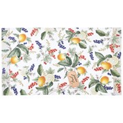 Полотенце "Fruit basket",40х70 см , 100% хлопок,белый,твил,