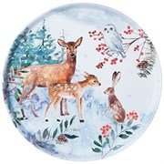 Поднос сервировочный agness "Зимняя сказка" 33*2,1 см