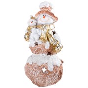 Фигурка декоративная "Снеговички" с подсветкой