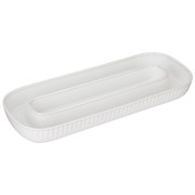 Менажница овальная 2 секции bronco "Soul kitchen" 30*11,5*3,5 см