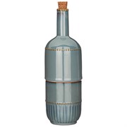 Набор бутылок для масла и уксуса bronco "Soul kitchen" 2  шт 250 / 350 мл синий