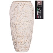 Ваза fidelis "Tailor" gold white H=26 см