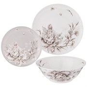 Набор посуды обеденной lefard "White flower" на 4 пер. 12 пр.: 25,5 см / 20,5 см /750 мл 18 см