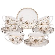 Чайный набор lefard "Lilies" на 6 пер. 12 пр. 280 мл