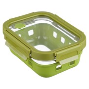Контейнер для запекания, хранения и переноски продуктов в чехле Smart Solutions, 640 мл, зеленый