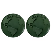 Набор подставок для кружки/стакана World Coaster, зеленые, 2 шт.