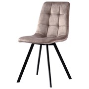 Стул Chilli, винтажный велюр, серо-коричневый