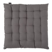 Подушка на стул из хлопка серого цвета из коллекции Essential, 40х40 см