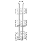 Полка для ванной напольная Stig, хром